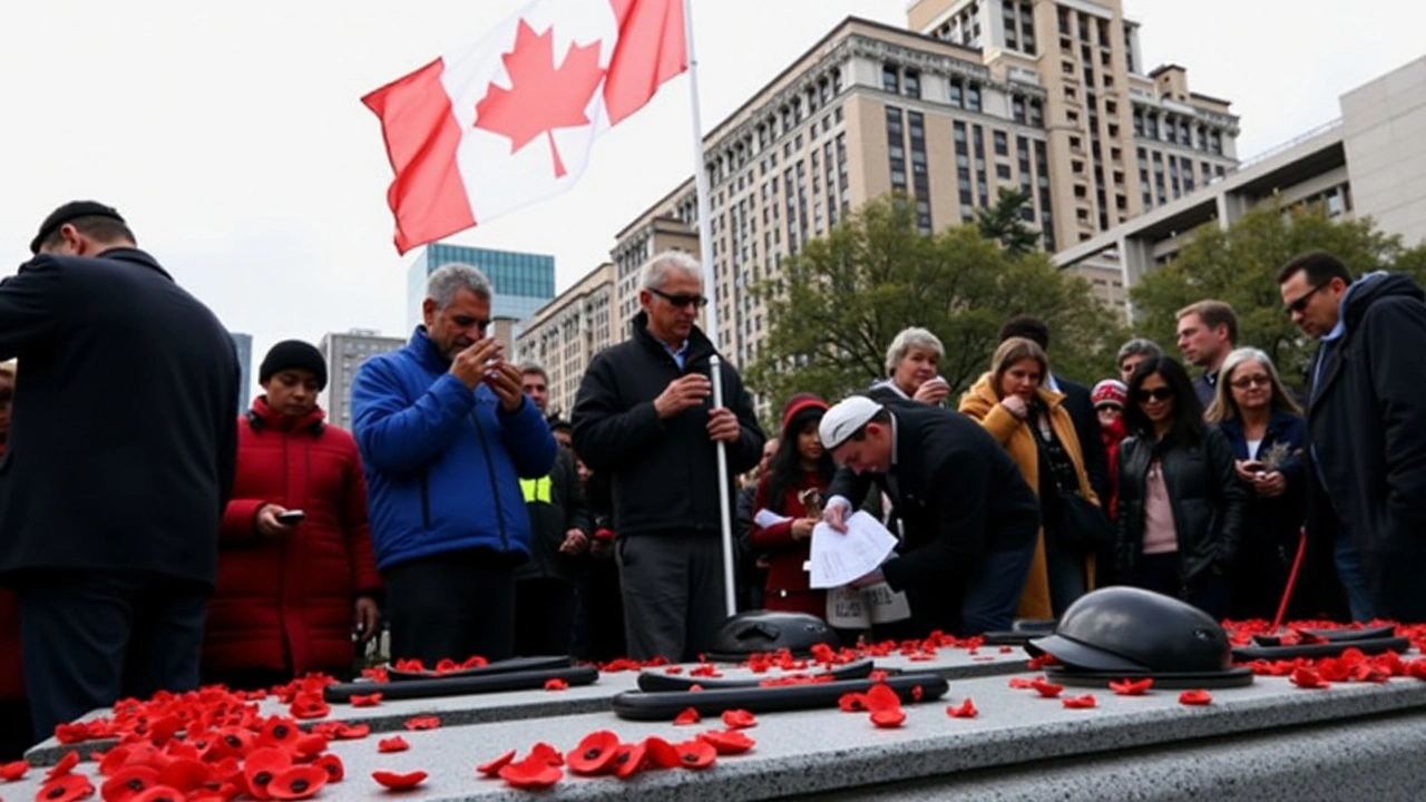 Prime Minister Justin Trudeau Honors Indigenous Veterans on Remembrance Day